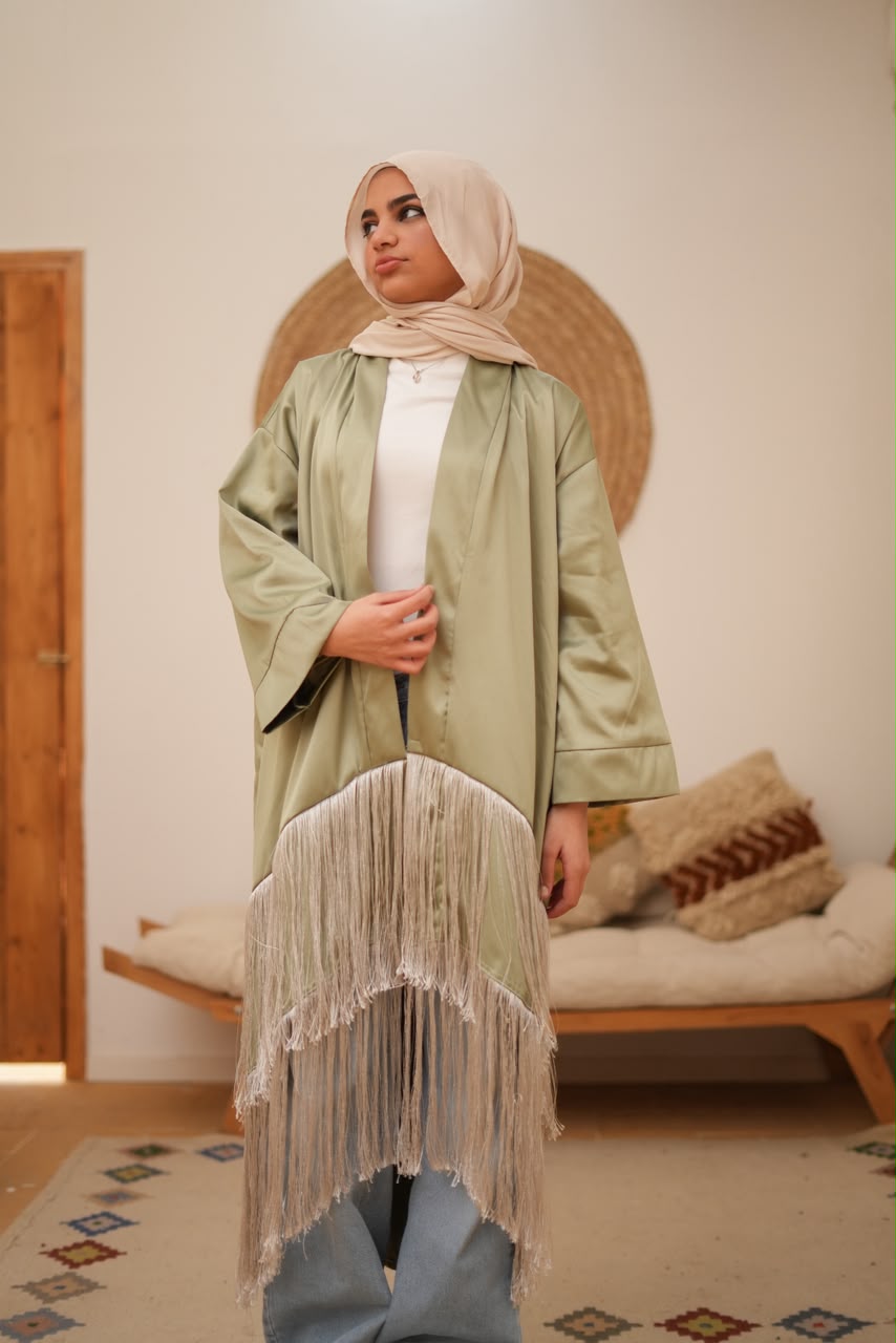 Green Seyoull Kaftan