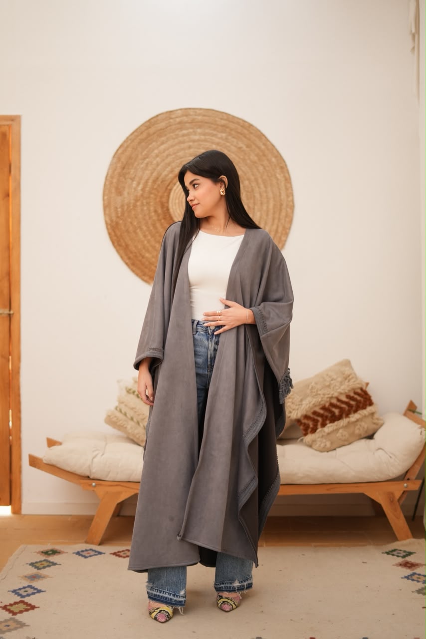Grey Lunar Shawl