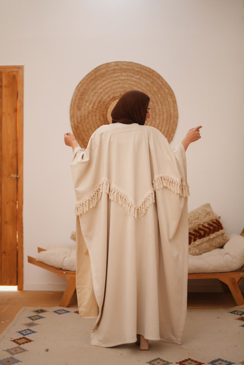 Beige Lunar Shawl