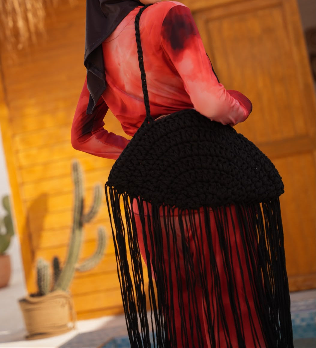 Black Boho Loop