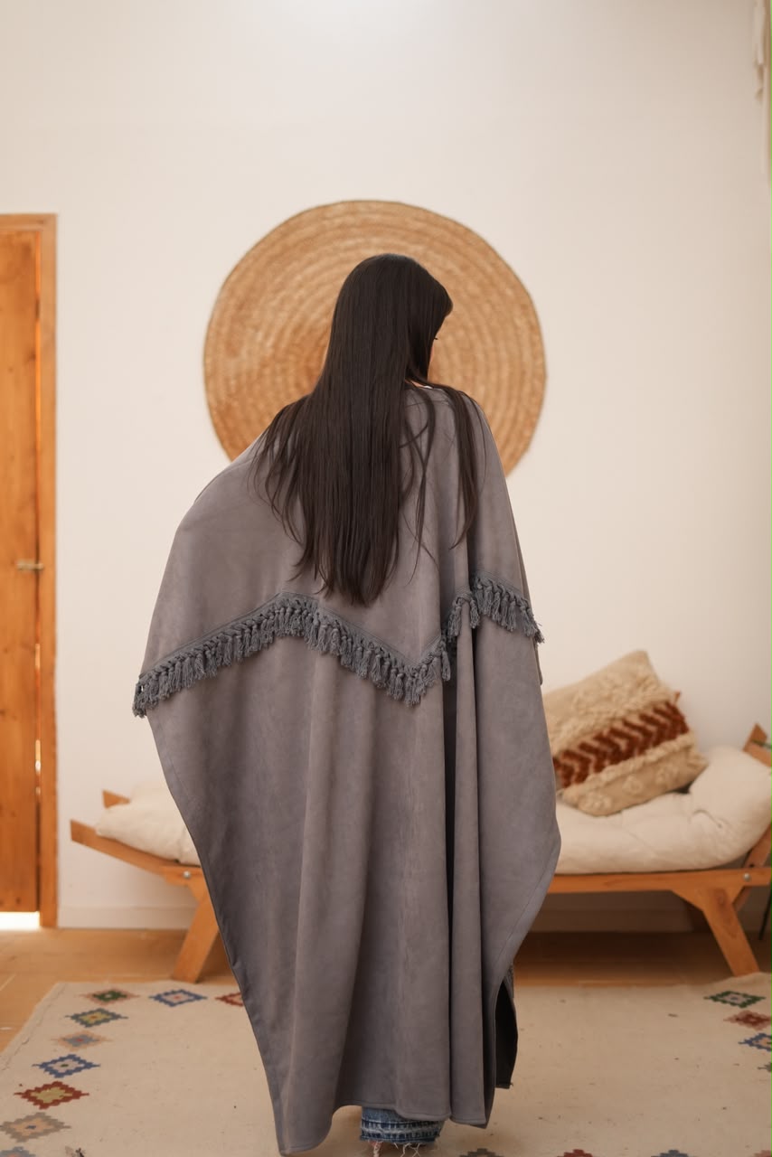 Grey Lunar Shawl